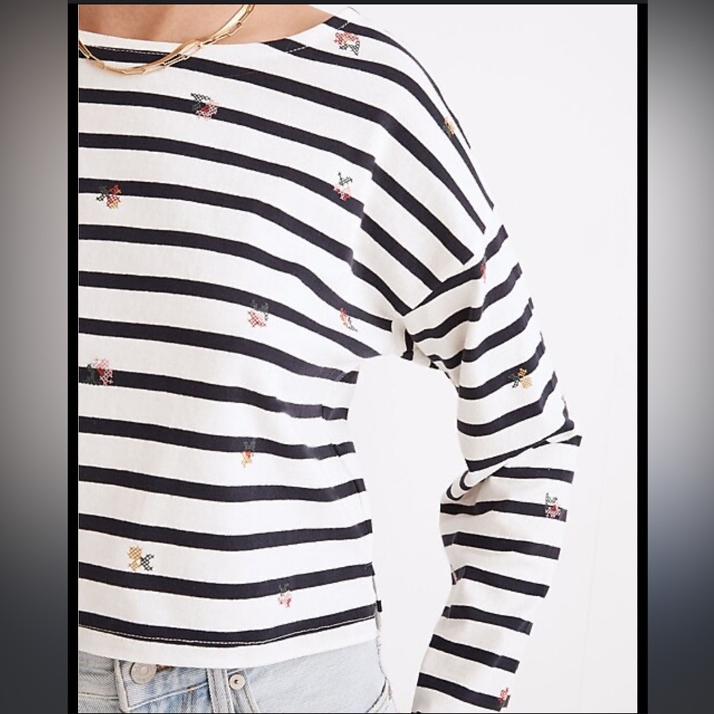 🪡🪡MADEWELL LONG SLEVE CROP TOP